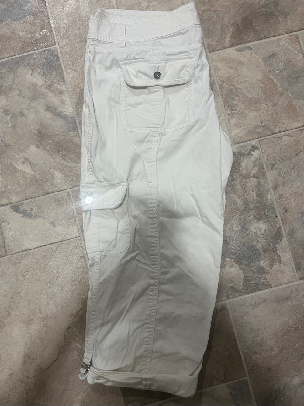 White House Black Market Men's White Cargo Pants